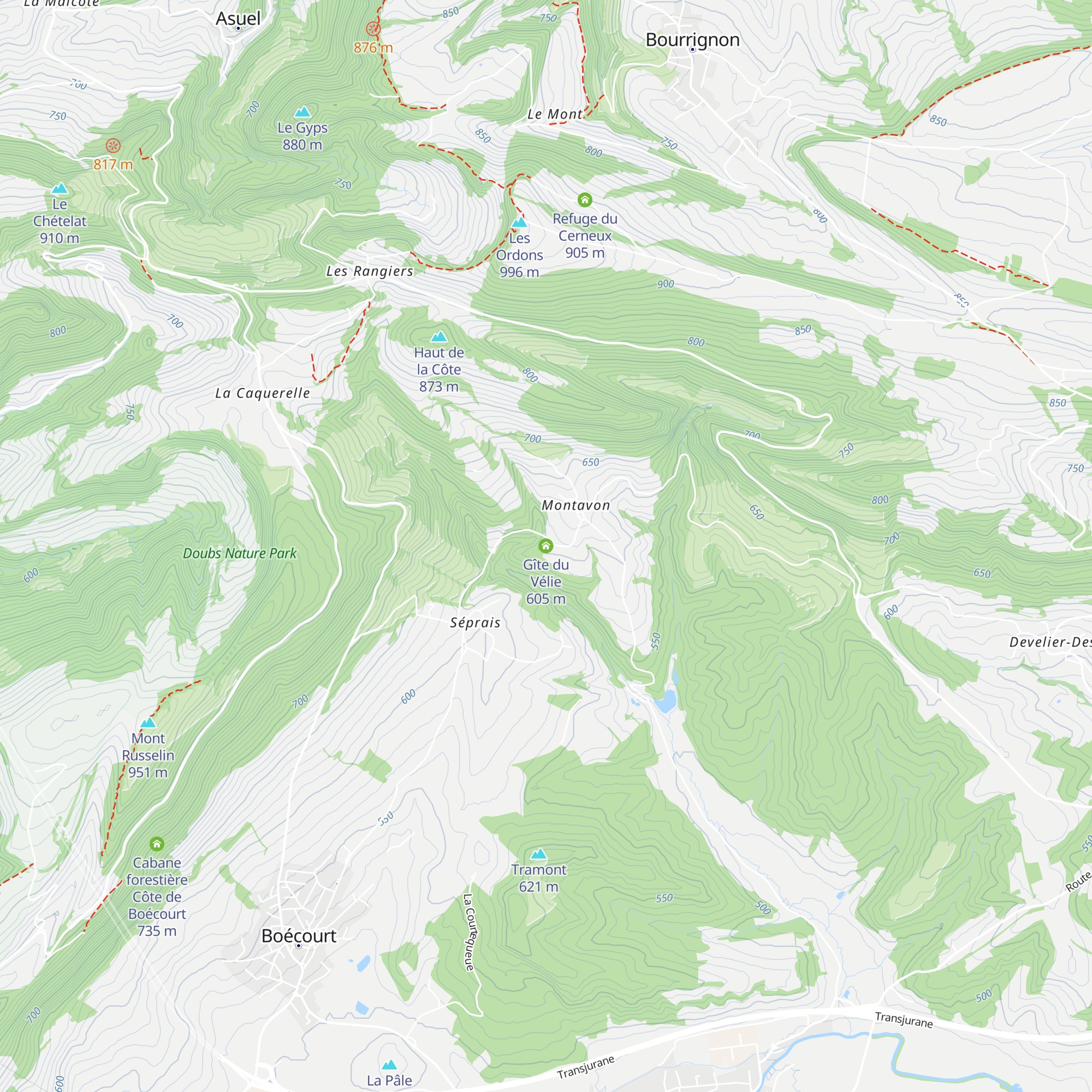 Gîte du Vélie map