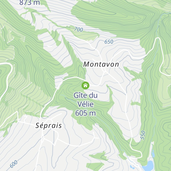 Map of Gîte du Vélie