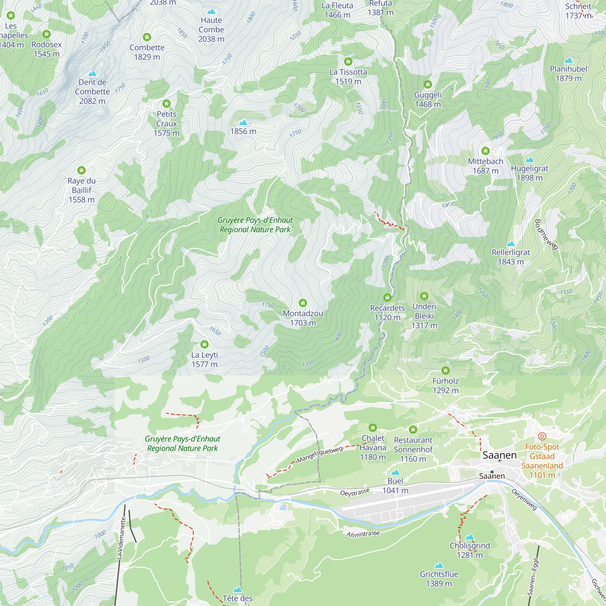 Montadzou map