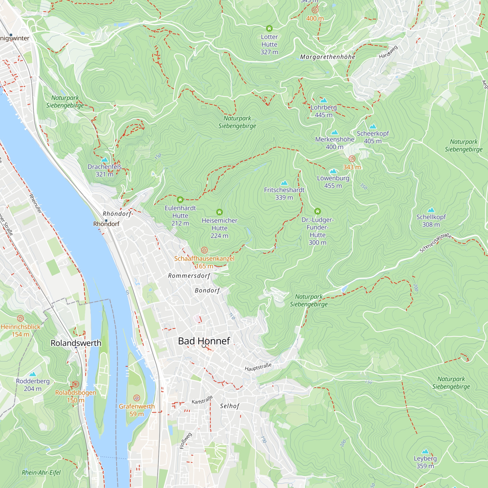 Anna-Hütte map