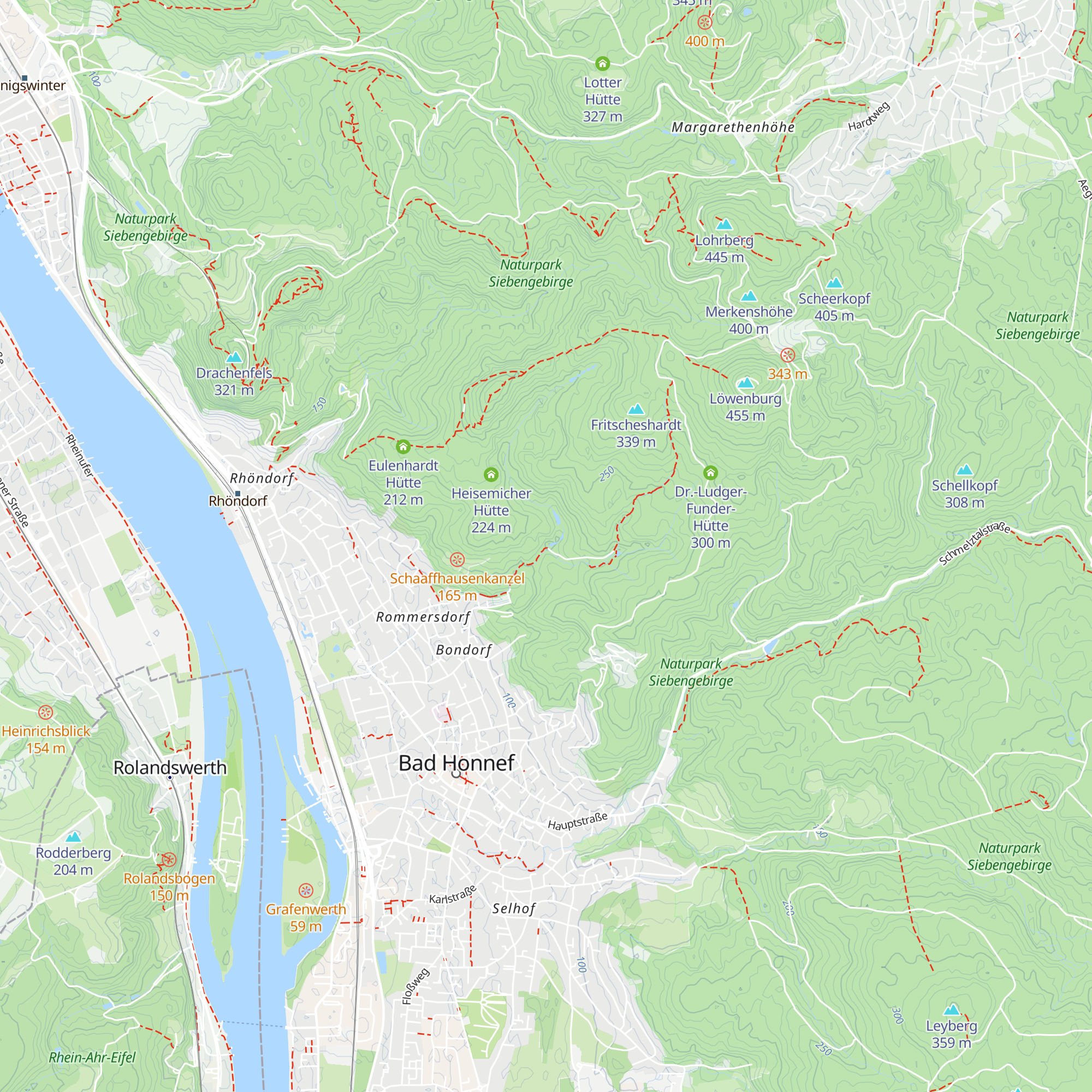Anna-Hütte map