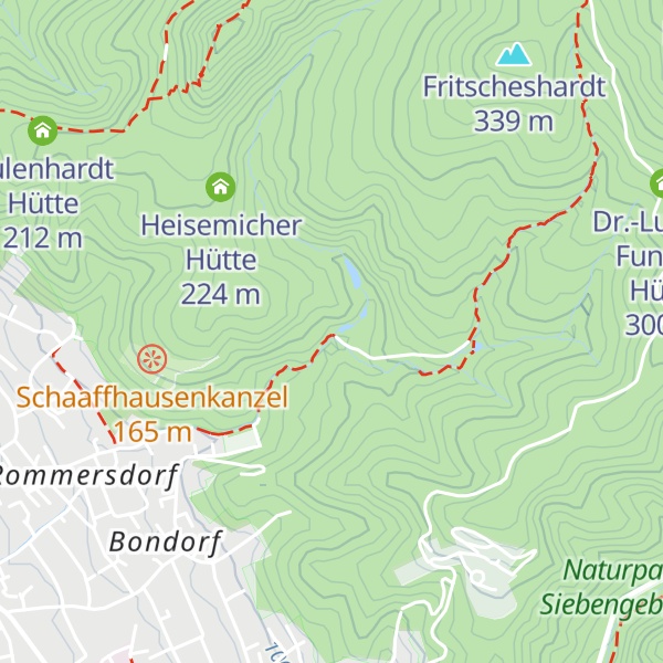 Map of Anna-Hütte