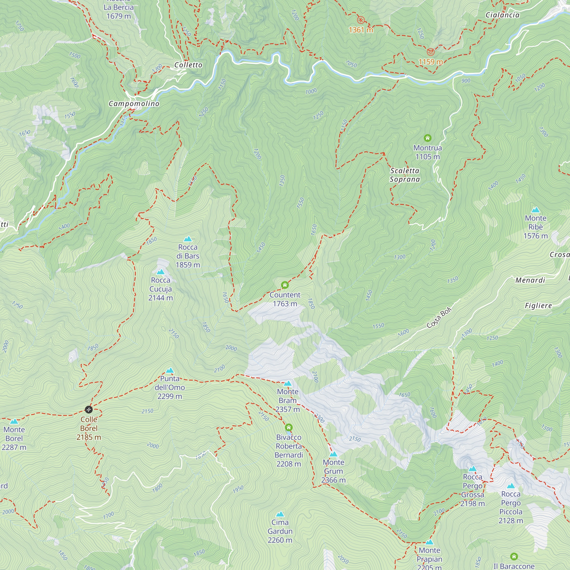 Countent map