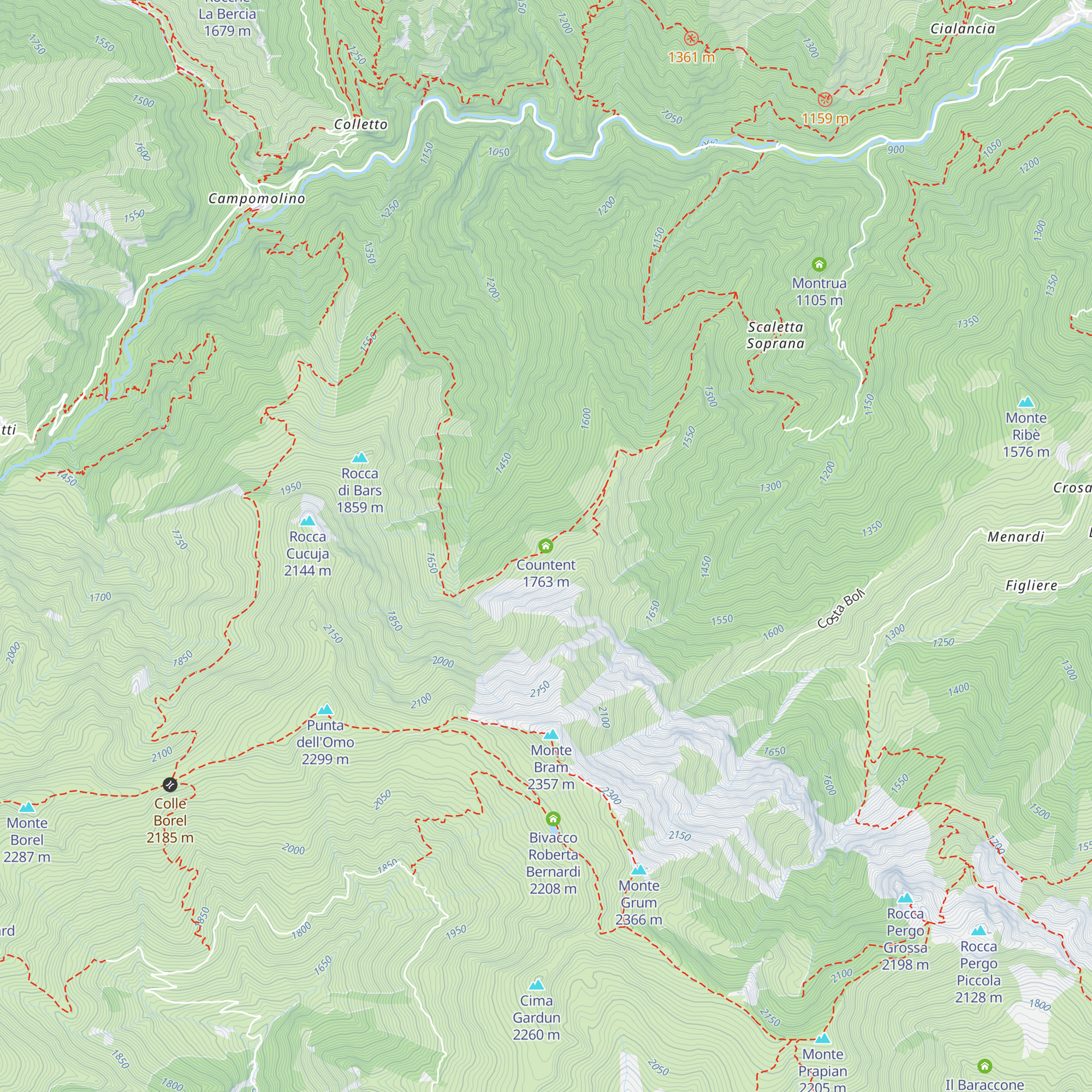 Countent map