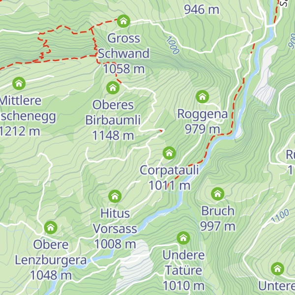 Map of Buntschli