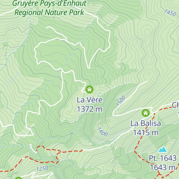 Map of La Vère