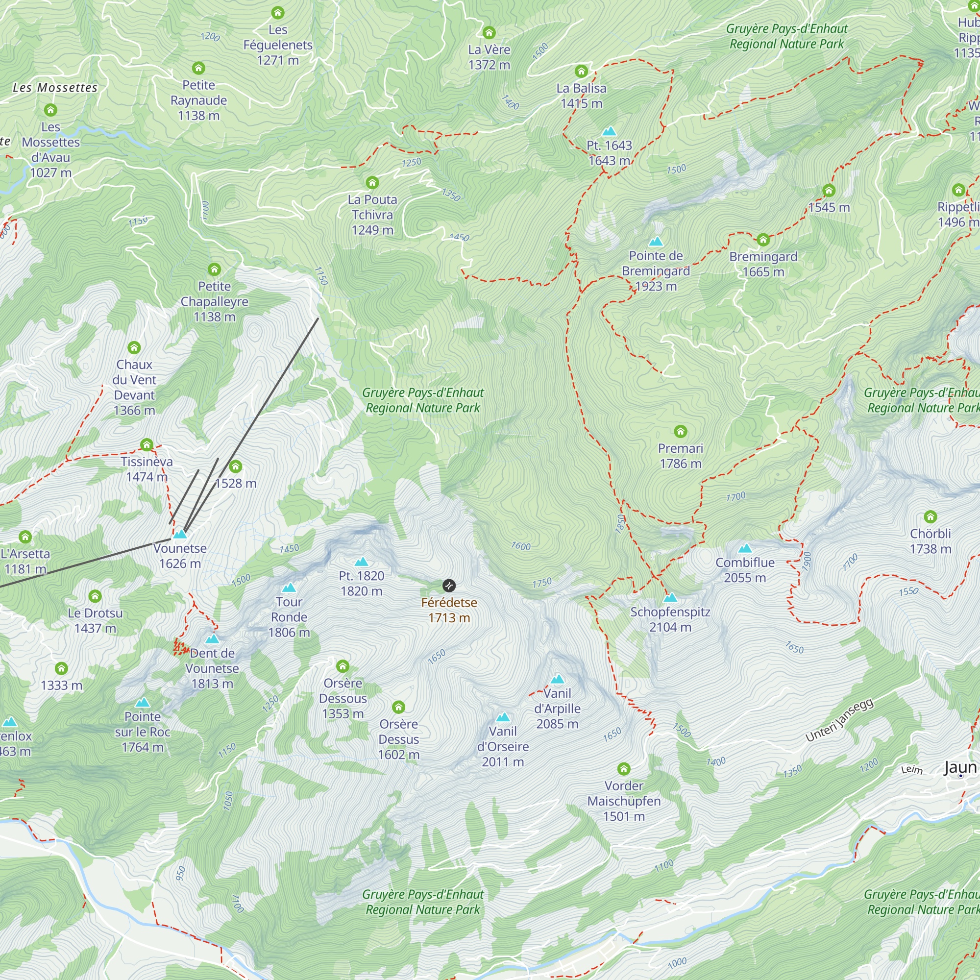Gros Morveau map