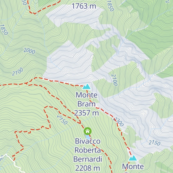 Map of Monte Bram