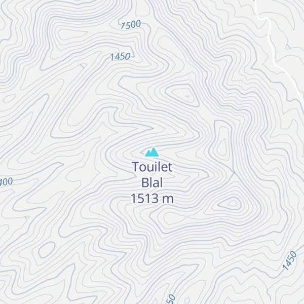 Map of Touilet Blal