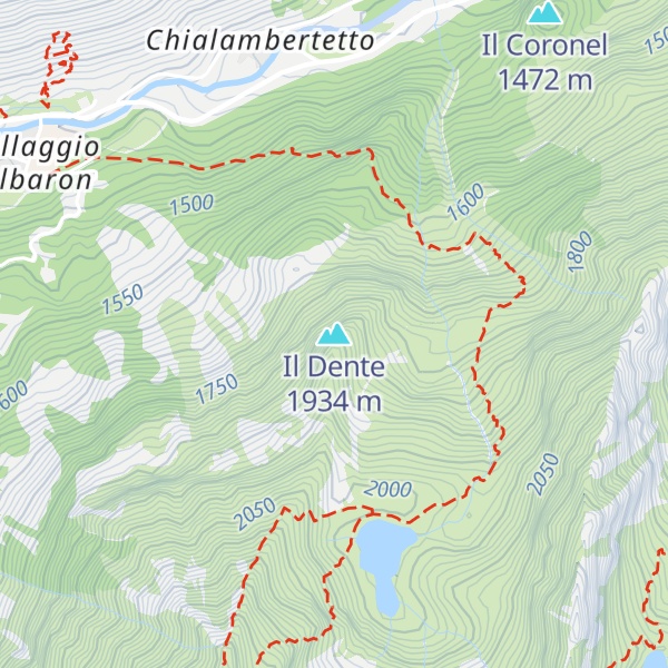 Map of Il Dente