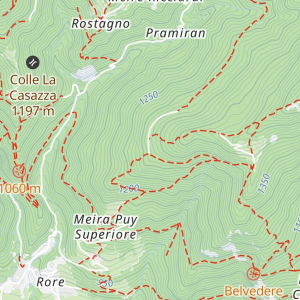 Map of RIfugio Meira Paula