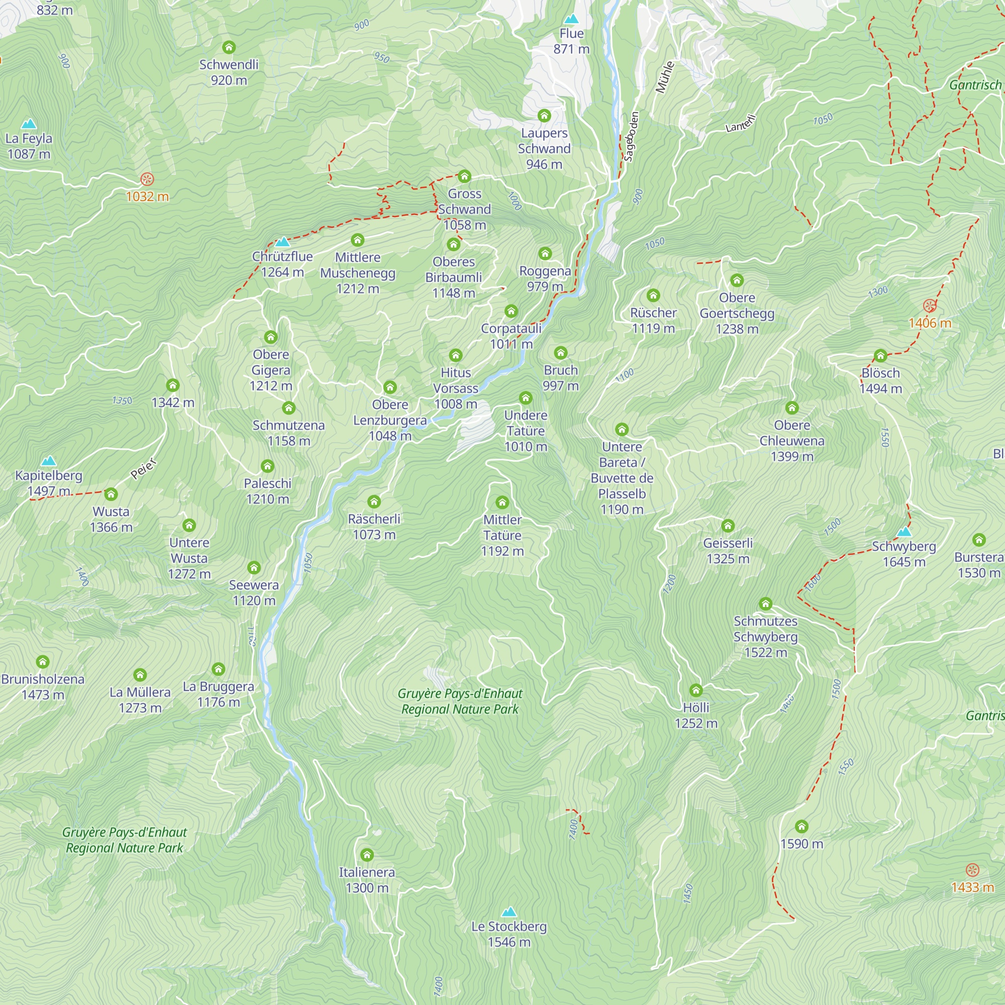 Mittler Tatüre map