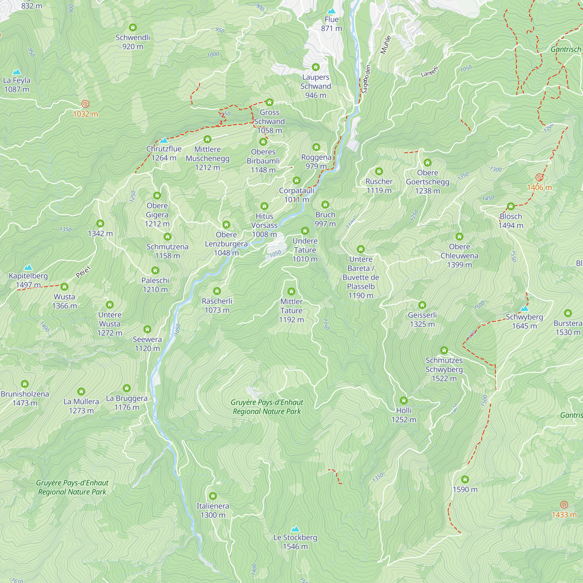 Mittler Tatüre map