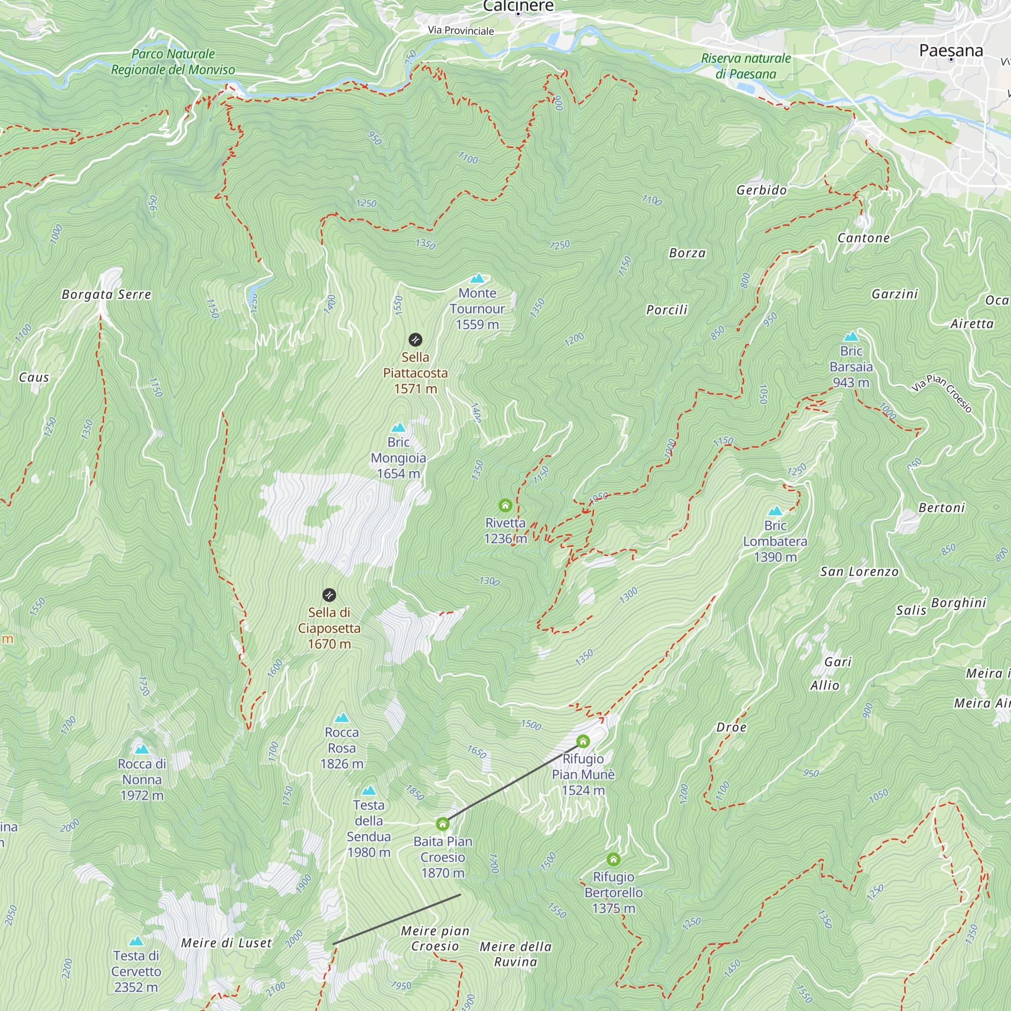 Rivetta map
