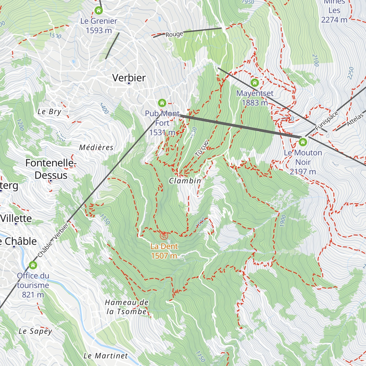 Chez Dany map