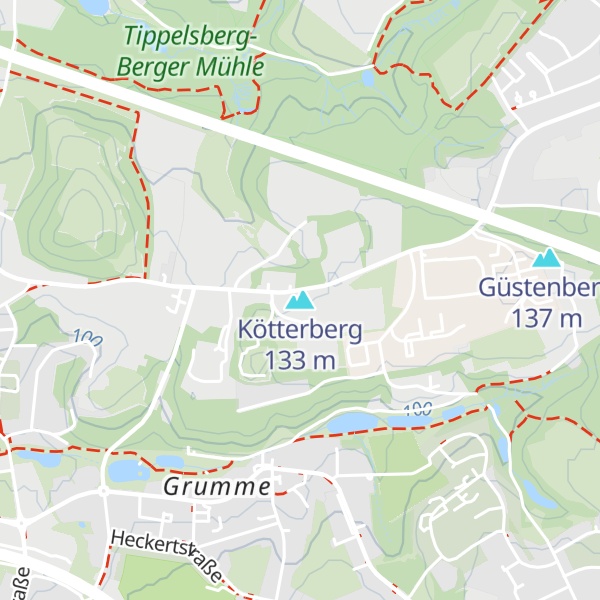 Map of Kötterberg