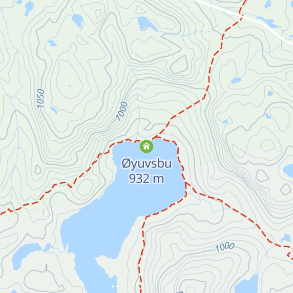 Map of Øyuvsbu