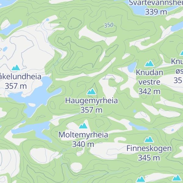 Map of Haugemyrheia