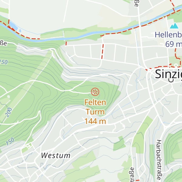 Map of Cäcilia Hütte