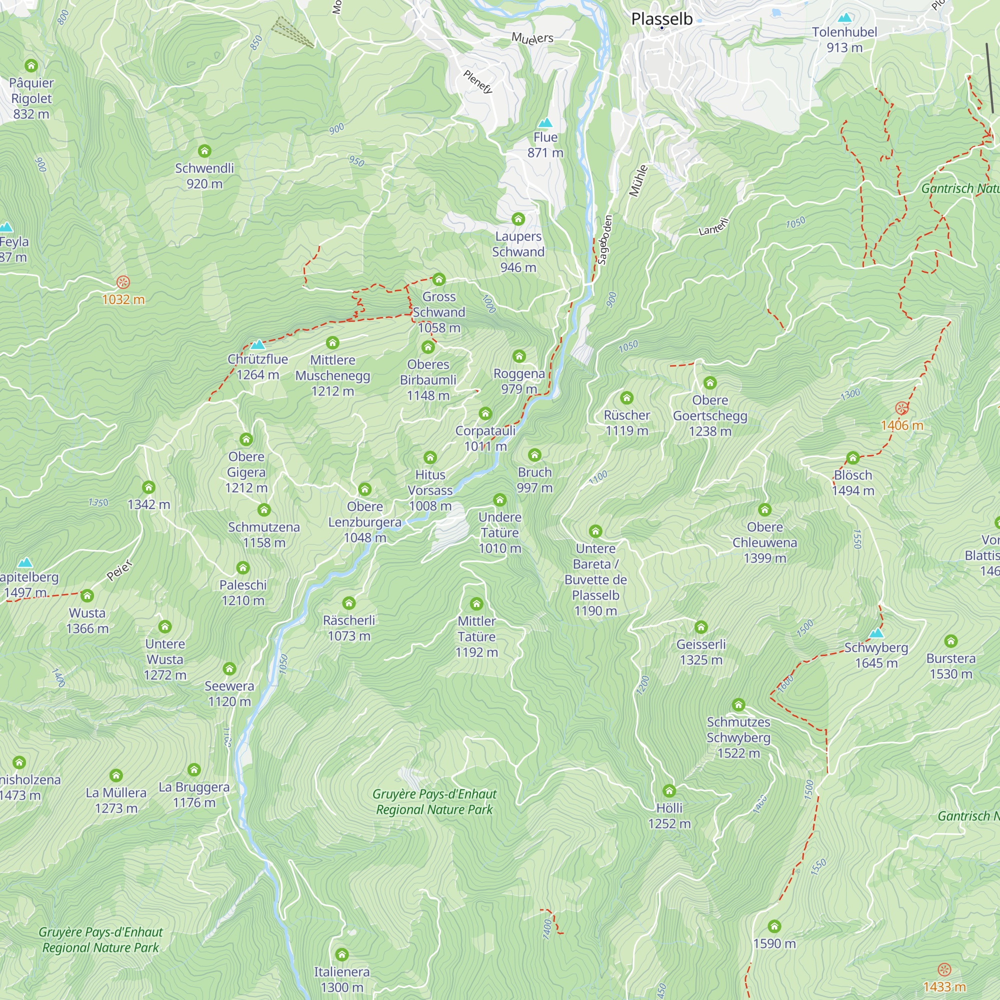 Undere Tatüre map