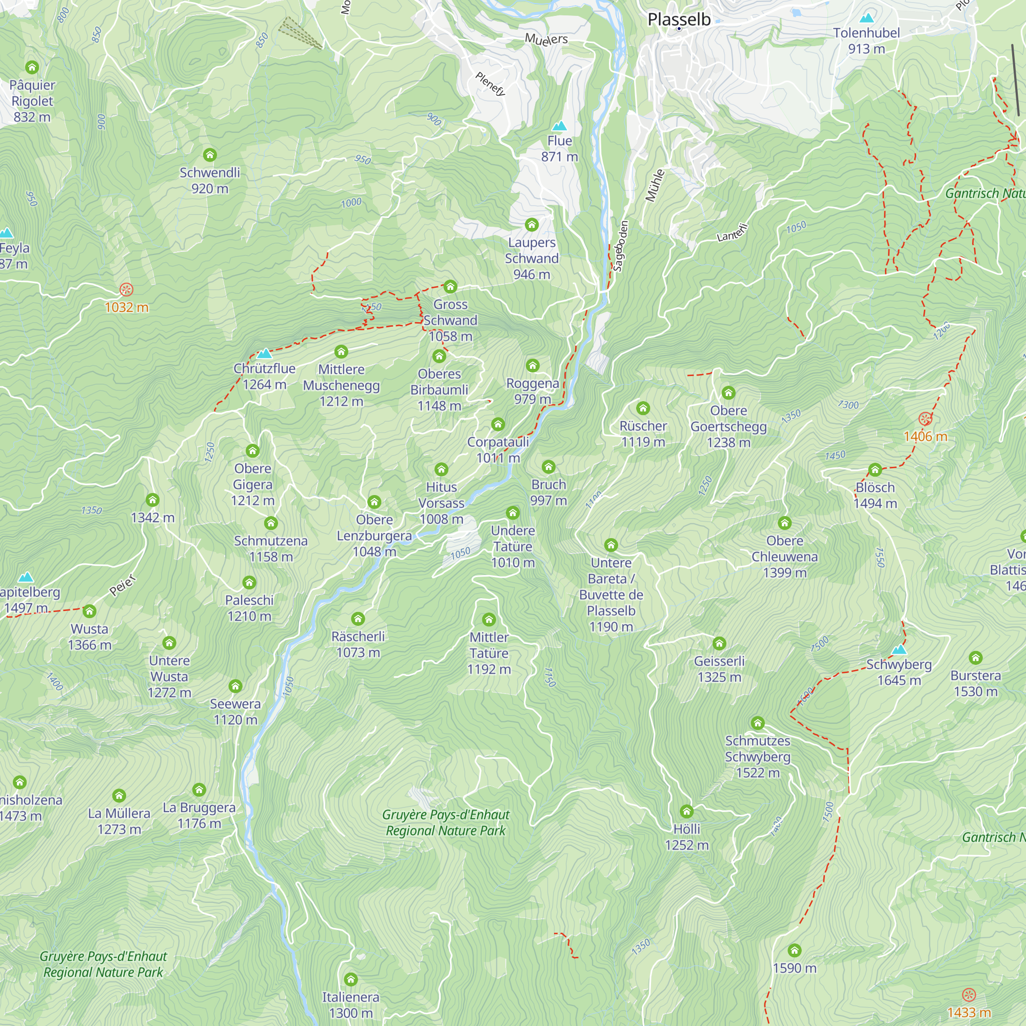 Undere Tatüre map