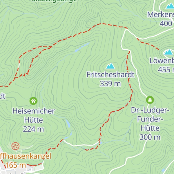 Map of Fritscheshardt-Hütte