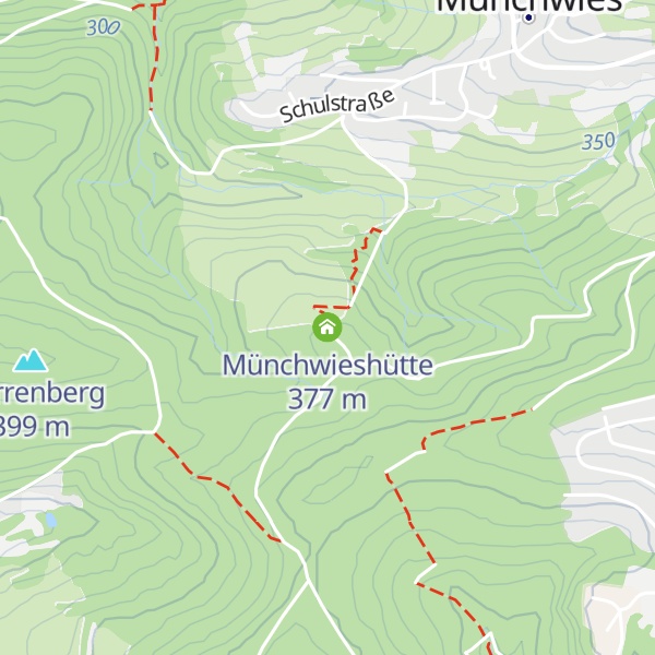 Map of Münchwieshütte