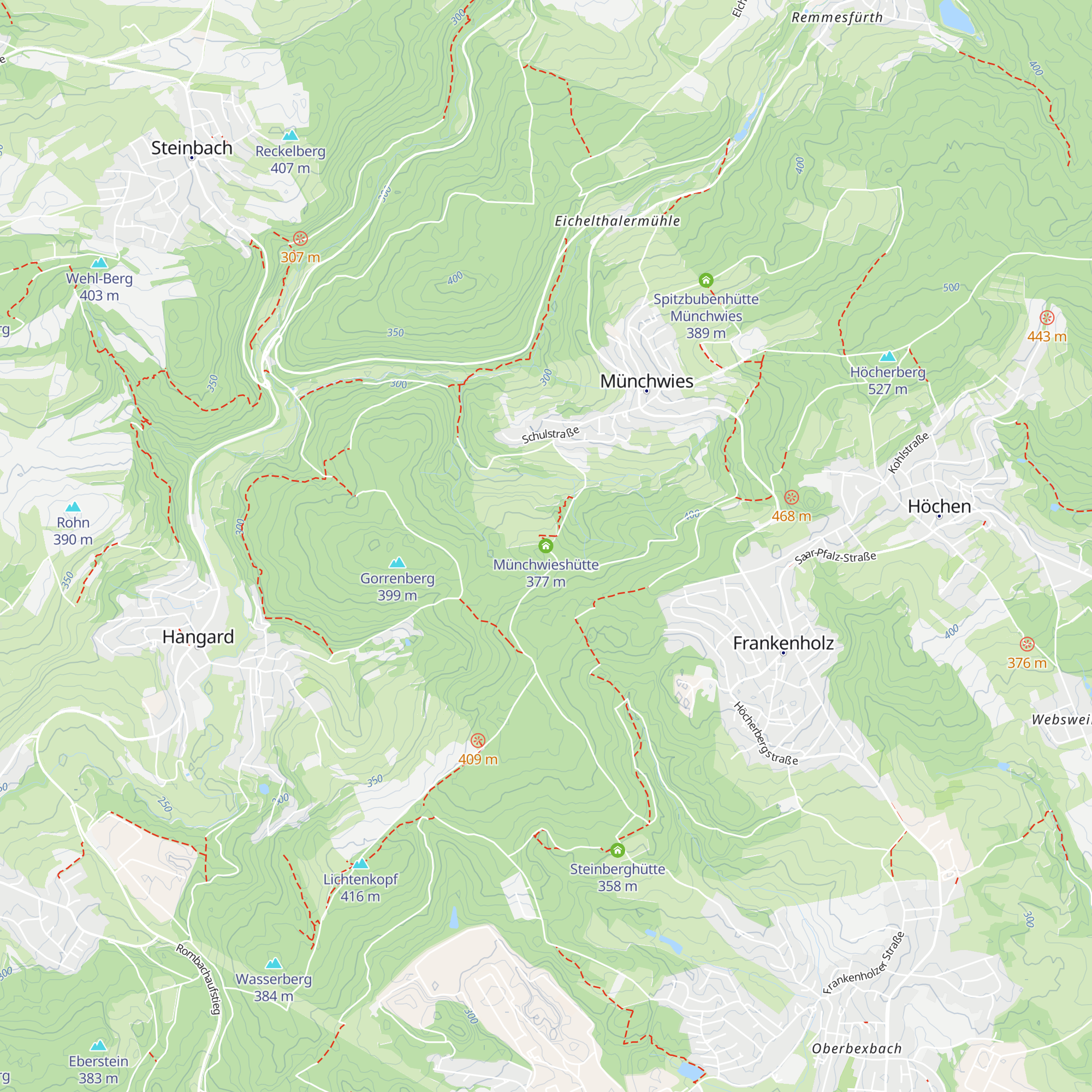 Münchwieshütte map