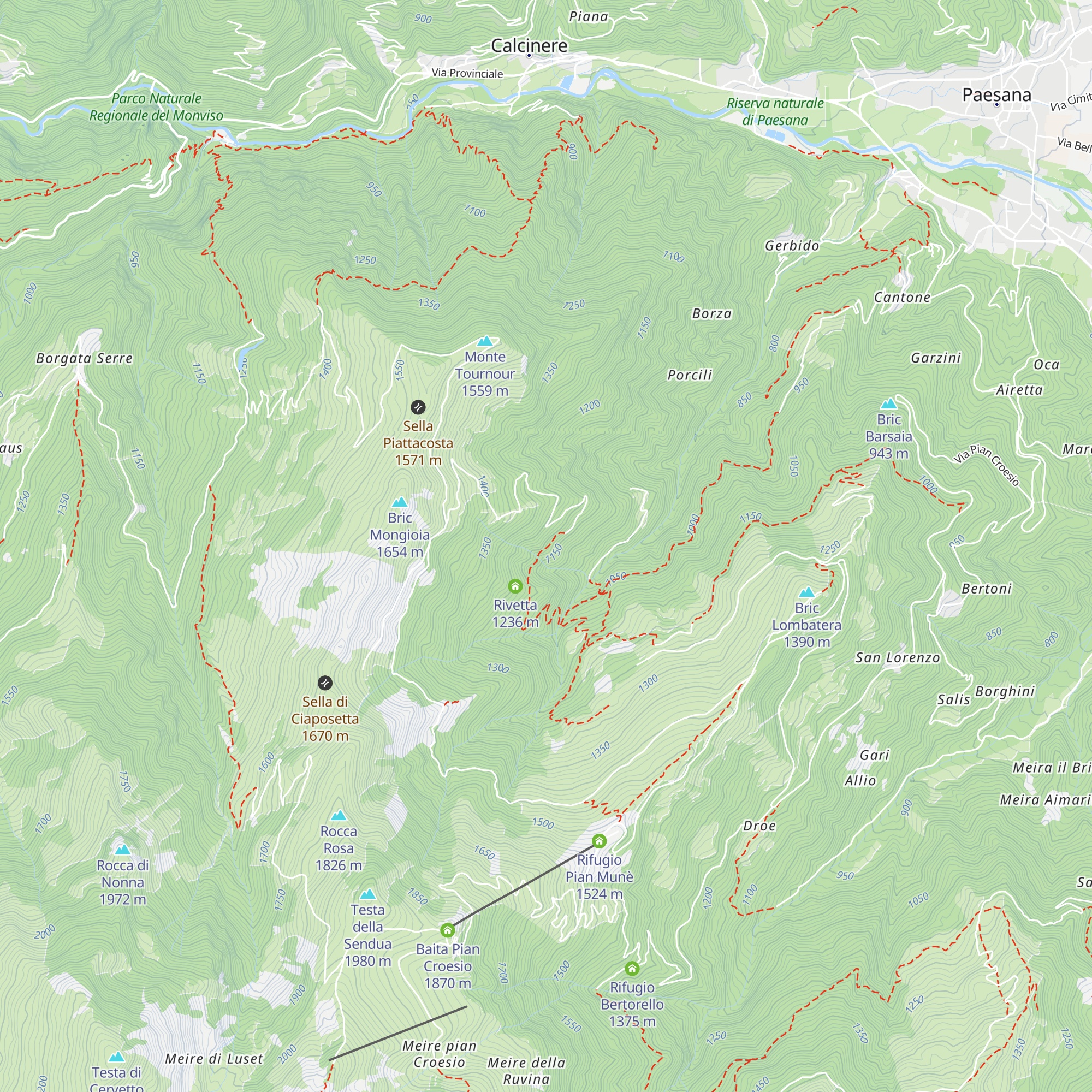 Pra Fallet map