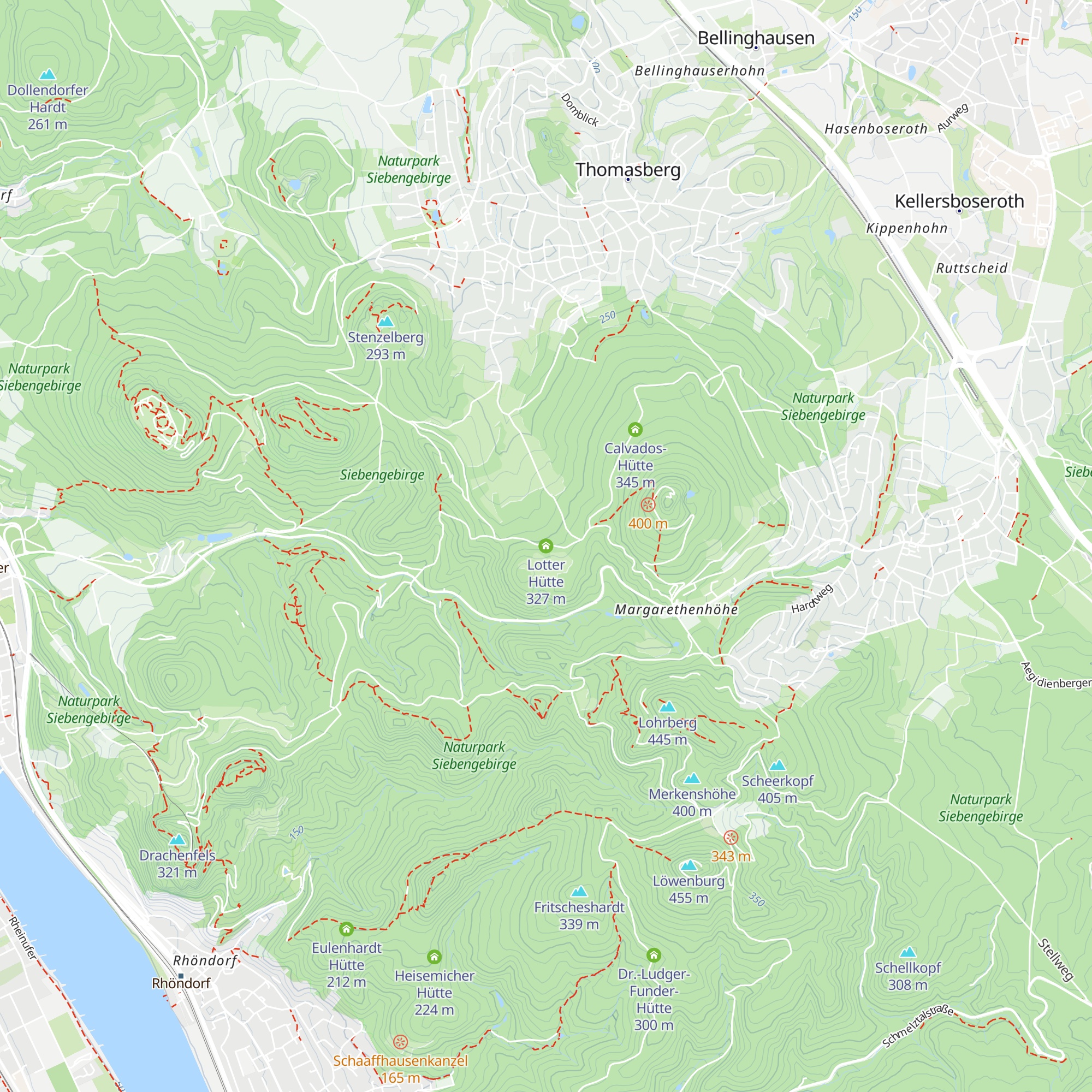 Lotter Hütte map