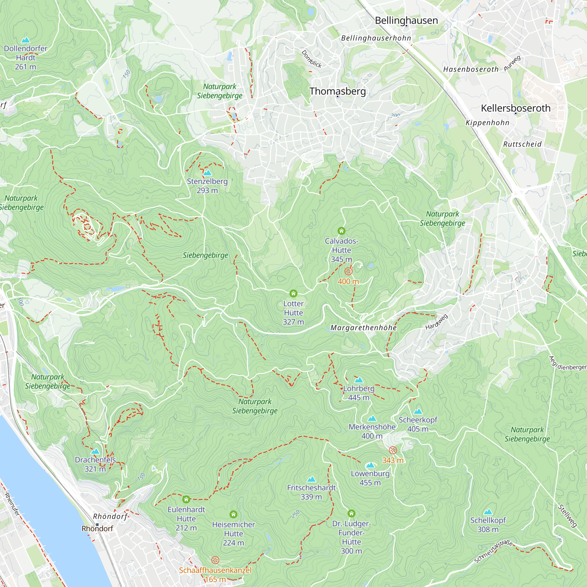 Lotter Hütte map