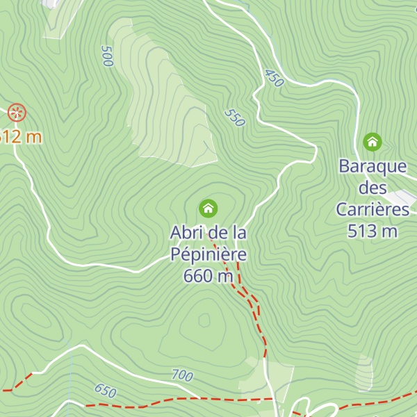 Map of Abri de la Pépinière