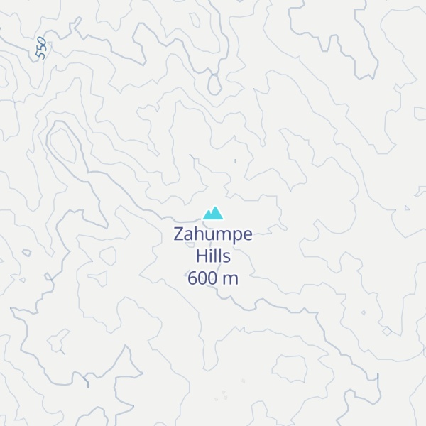 Map of Zahumpe Hills