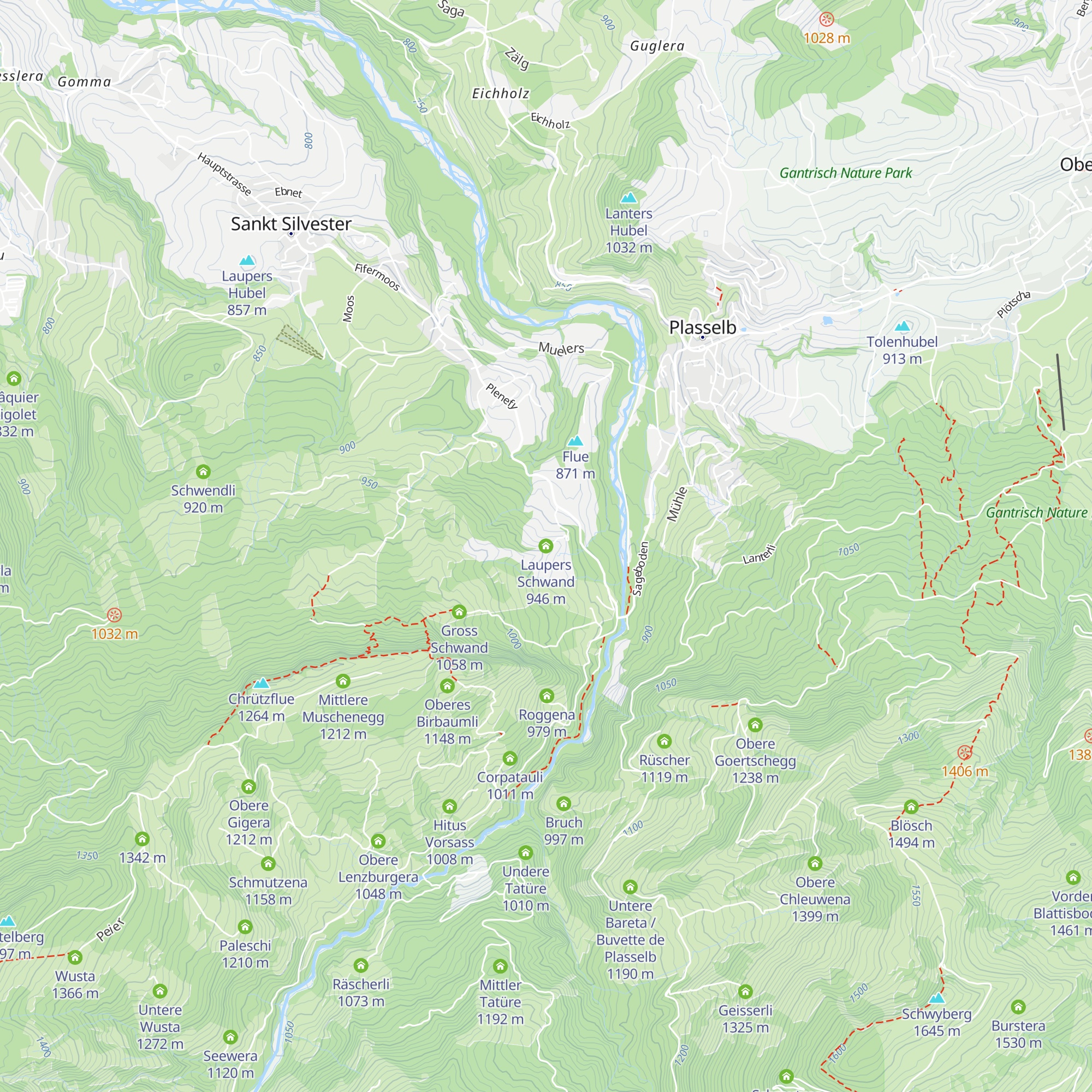 Laupers Schwand map