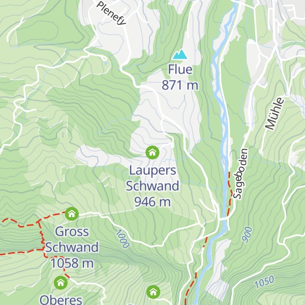 Map of Laupers Schwand