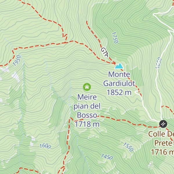 Map of Meire pian del Bosso