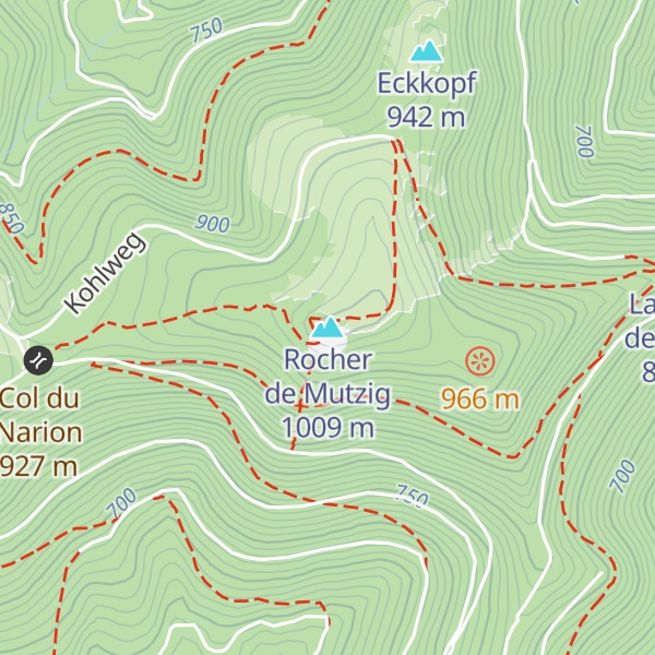 Map of Rocher de Mutzig