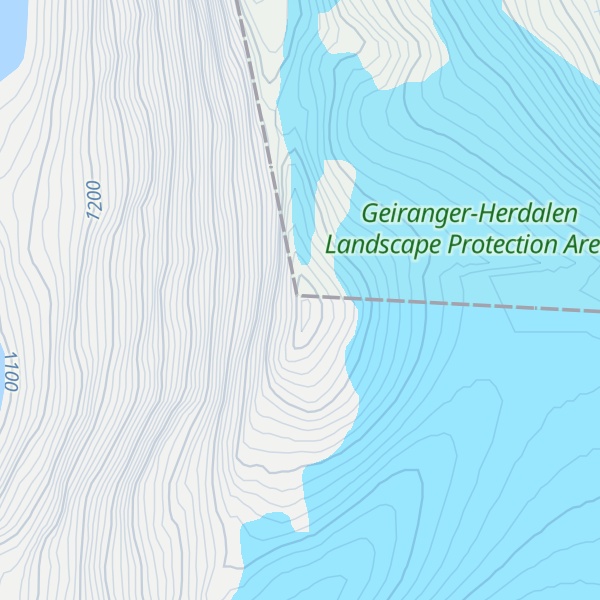 Map of Blåtind