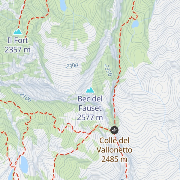 Map of Bec del Fauset