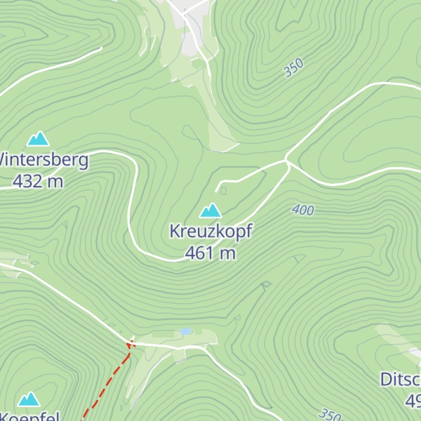 Map of Kreuzkopf