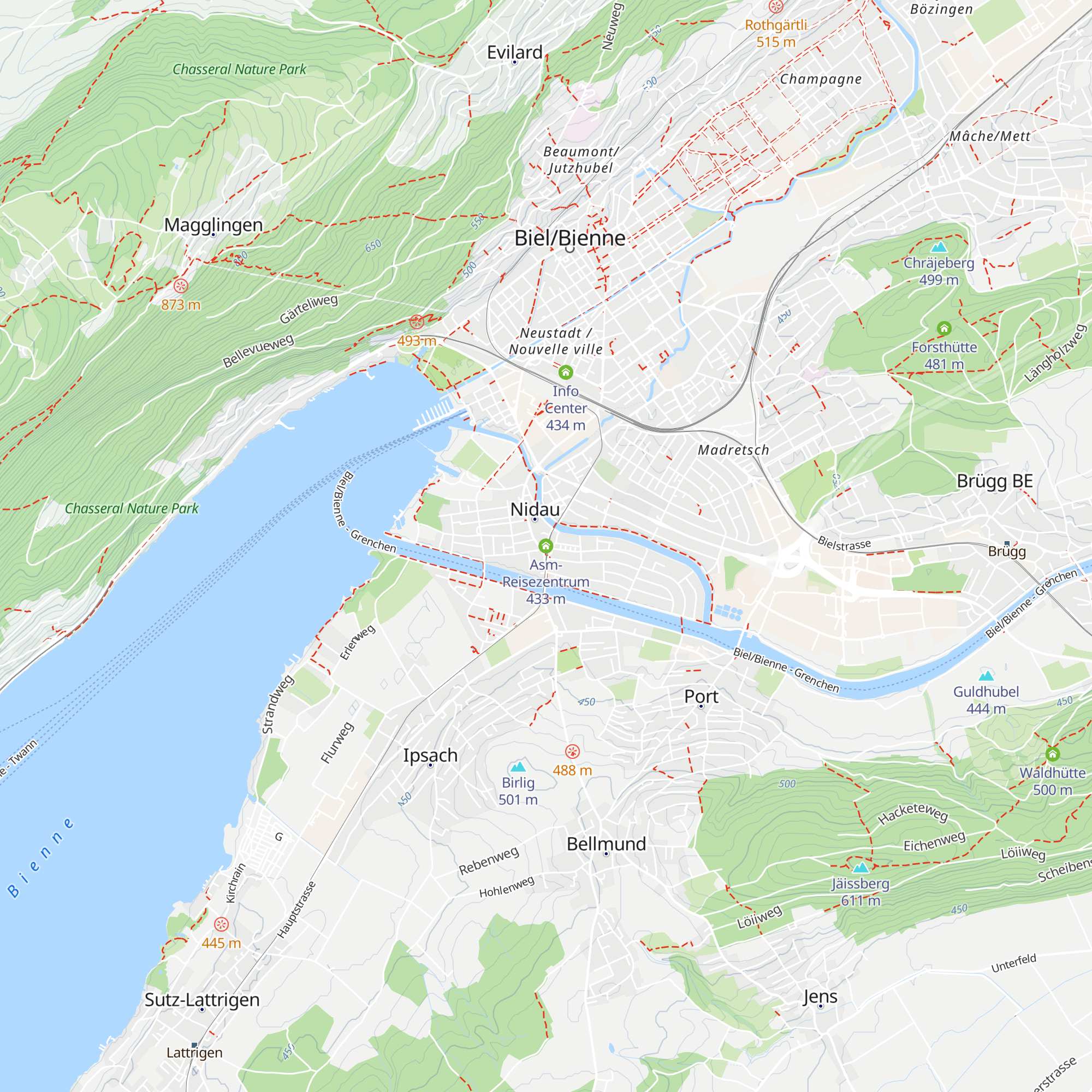 Asm-Reisezentrum map