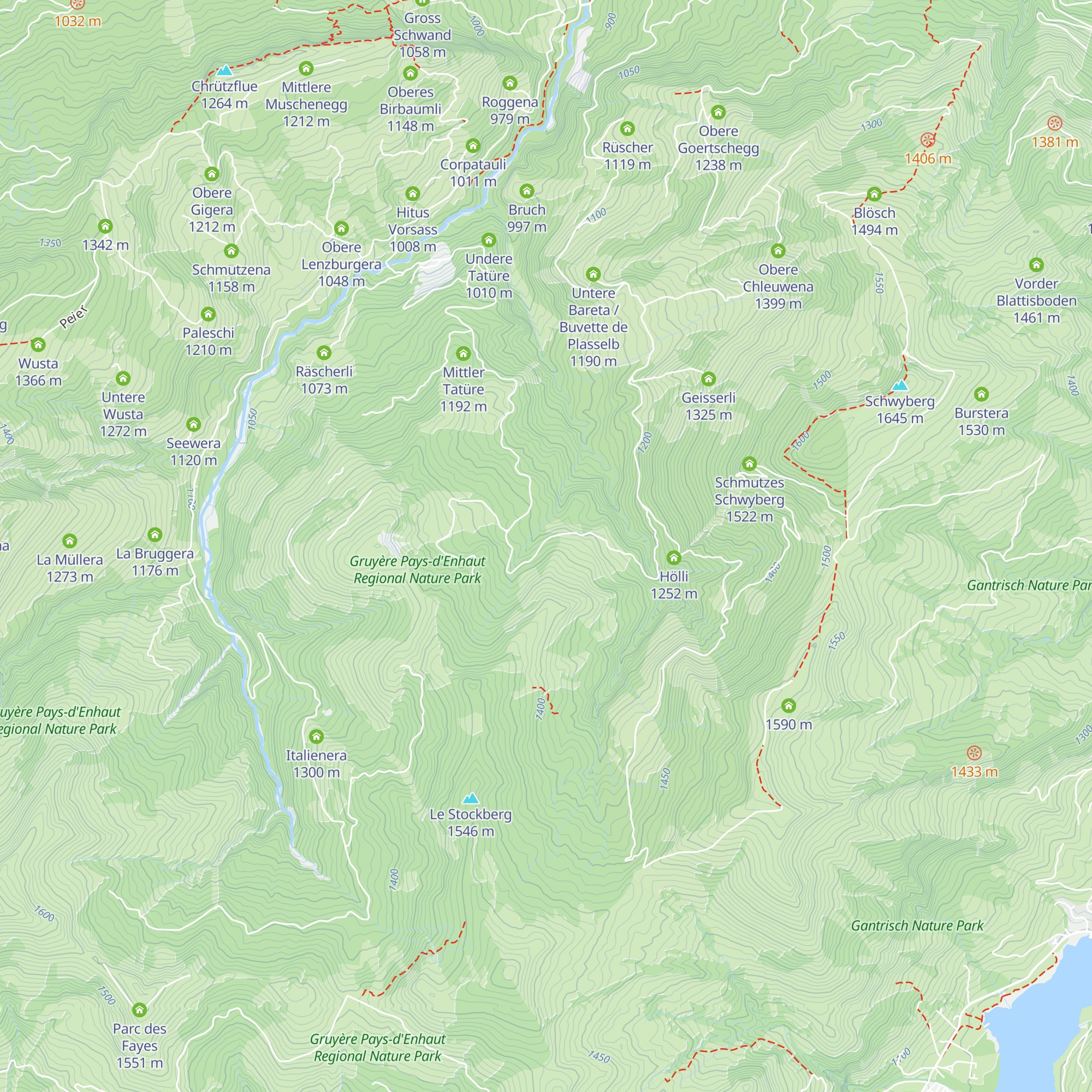 Parabock map