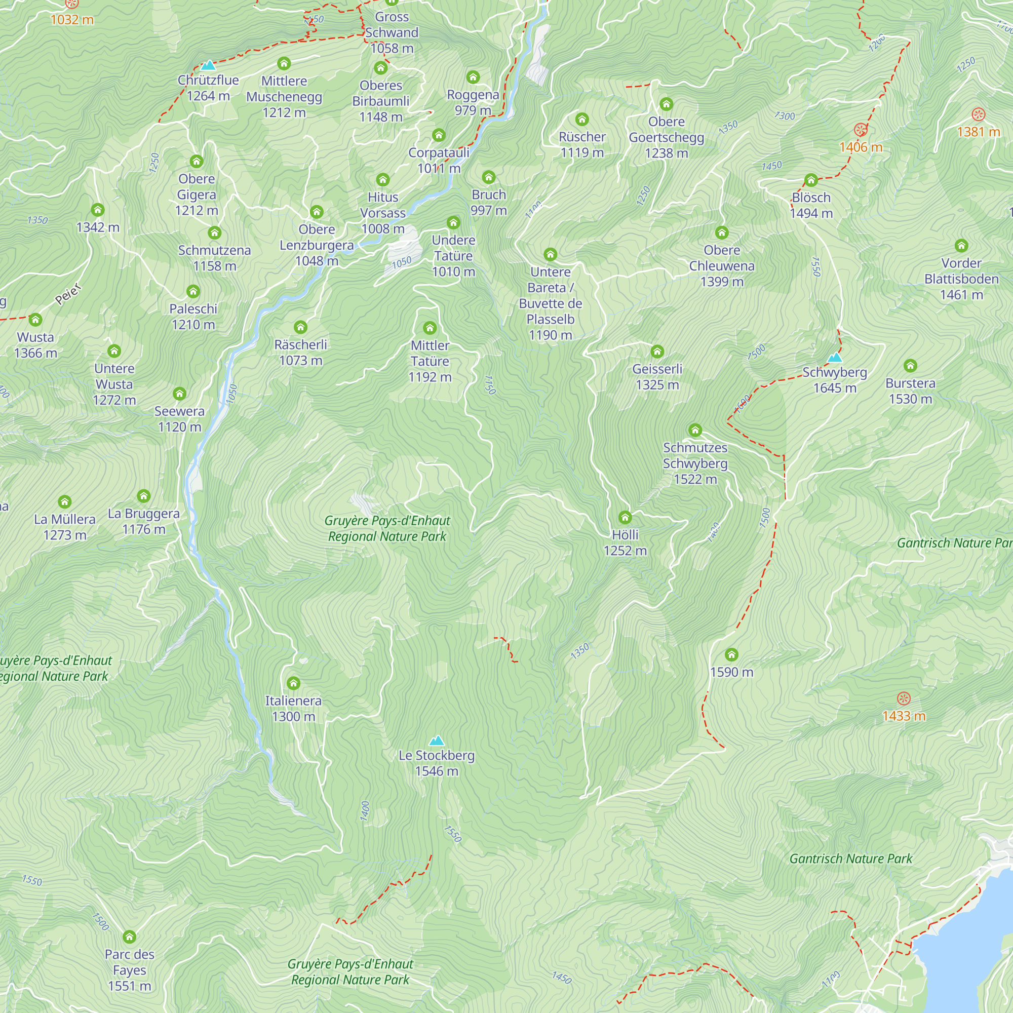 Parabock map