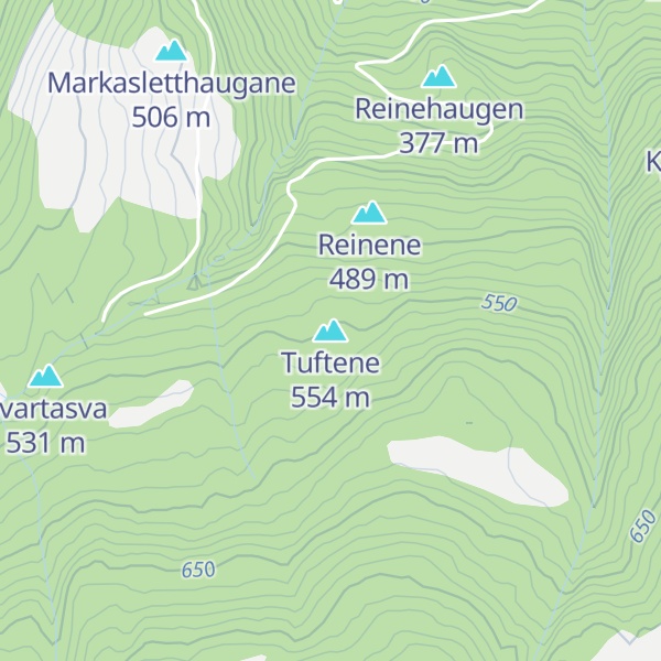 Map of Tuftene