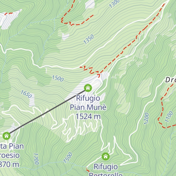 Map of Rifugio Pian Munè
