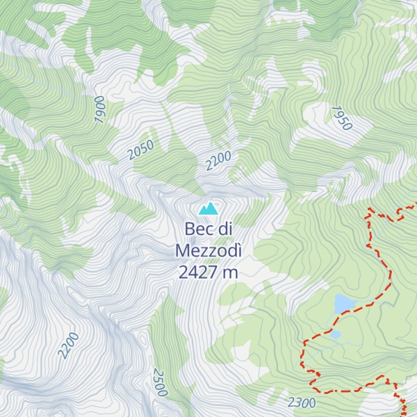Map of Bec di Mezzodì