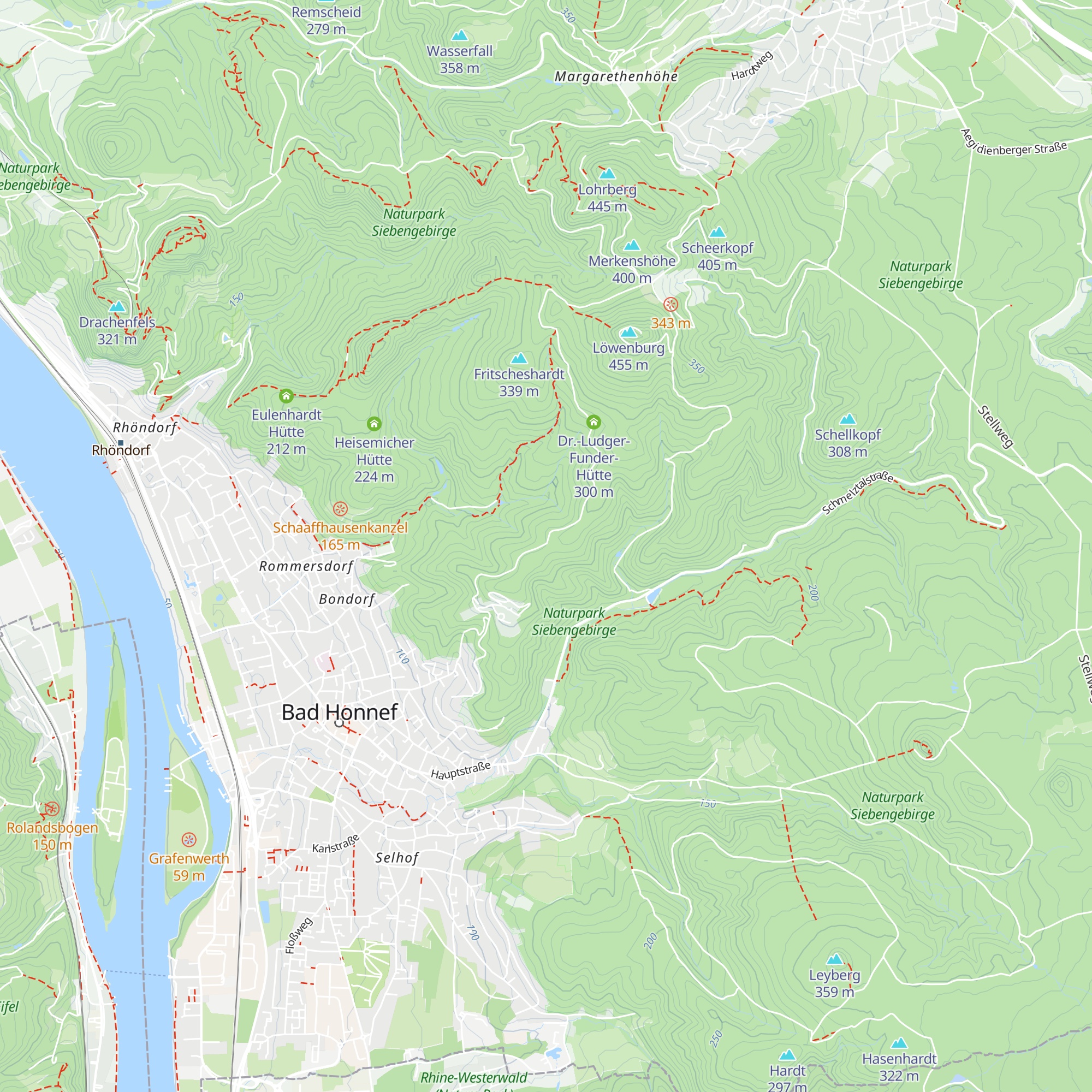 Dreuschekop-Hütte map