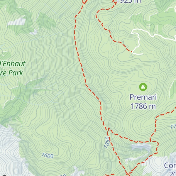 Map of Pointe de Balachaux