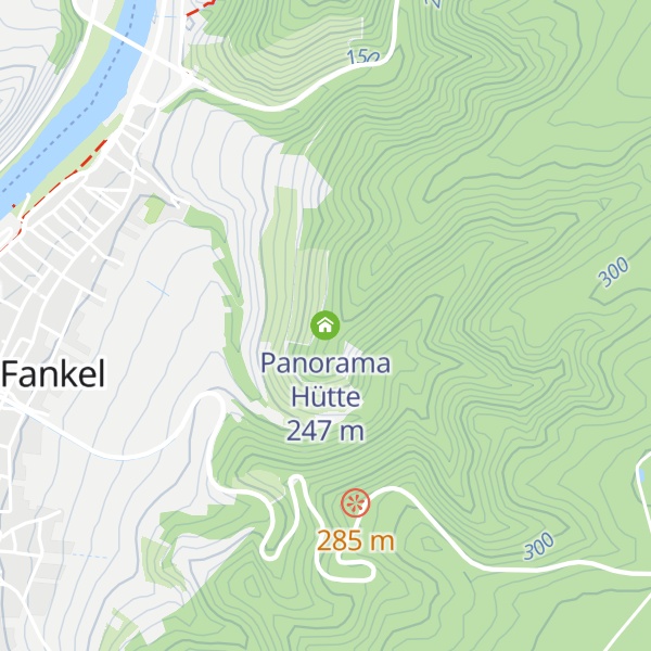 Map of Panorama Hütte