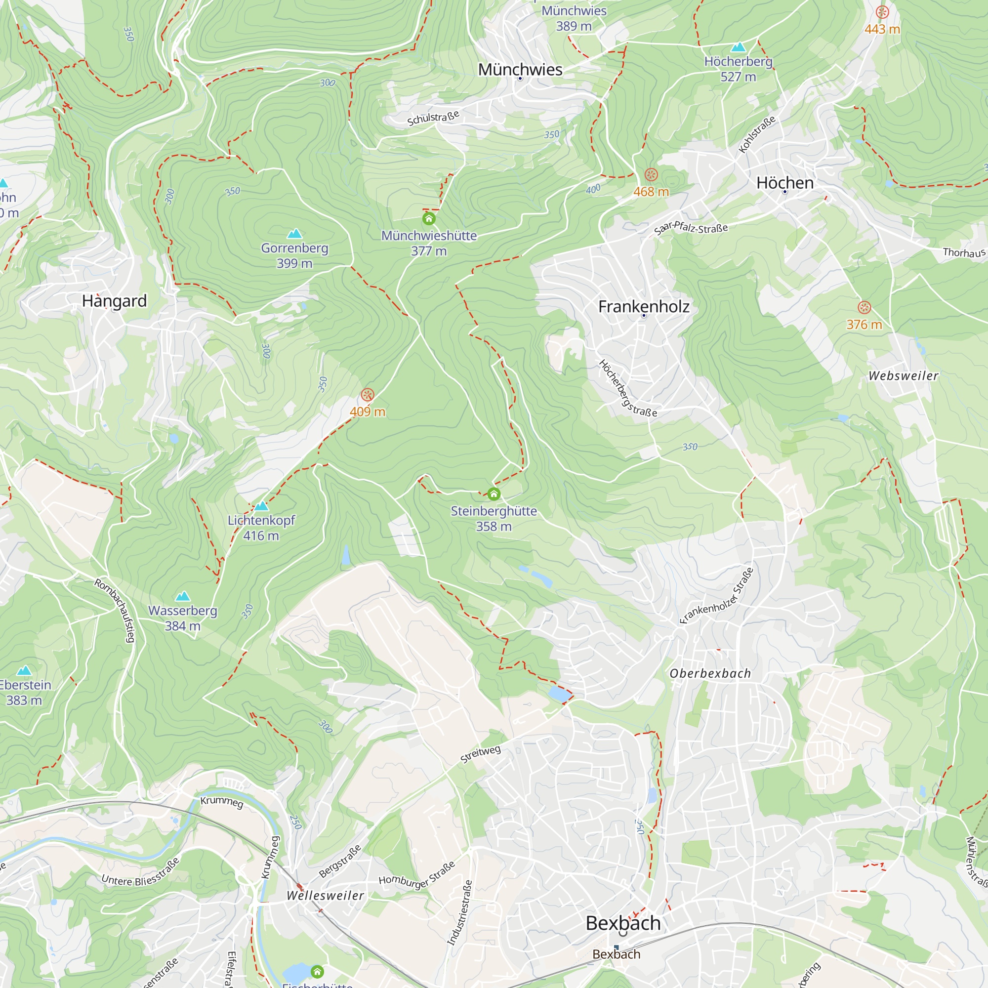 Steinberghütte map